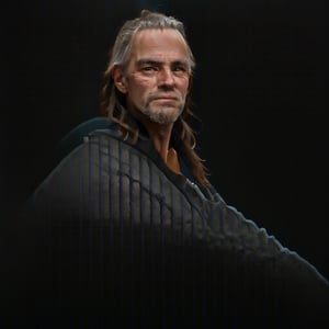 masterpiece, best quality, 1male. 50 years old, long grey hair and beard, Taino, wearing native american clothes and jewelry, extremely detailed CG unity 8K wallpaper, Elderly