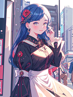 masterpiece, best quality, illustration, beautiful detailed, rozemyne, 1girl, black_dress, blue_hair, braid, braided_bangs, brown_dress, cape, dress, dress_flower, flower, french_braid, gown, hair_flower, hair_ornament, jewelry, juliet_sleeves, long_hair, long_sleeves, puffy_sleeves, side_braid, side_cape, smile, solo, swept_bangs, wide_sleeves, amber_eyes,kinokuniya




1girl, solo, solo focus,kinokuniya, storefront, scenery, sign, real world location, shop, city, storefront, building,outdoors,rosemyne bookworm
