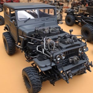 (Top Quality, Masterpiece), Realistic, Ultra High Resolution, Complex Details, Exquisite Details and Texture, Realistic, 
WILLYS JEEP, Wild Willy, TAMIYA, RC, ,pastelbg,pdrally,3d,LandCruiser40,kawaiitech,3d_art,3d_style