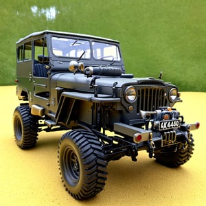 (Top Quality, Masterpiece), Realistic, Ultra High Resolution, Complex Details, Exquisite Details and Texture, Realistic, 
WILLYS JEEP, Wild Willy, TAMIYA, RC, ,pastelbg,pdrally,3d,LandCruiser40,kawaiitech,3d_art,3d_style,DonMPl4sm4T3chXL 