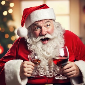 drunk santa claus