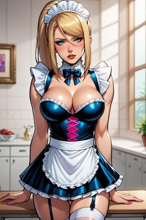 Samus Aran, sexy, maid costume