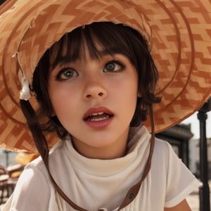 (Best quality, 4k, 8k, highres, masterpiece:1.2), ultra-detailed, (realistic, photorealistic, photo-realistic:1.37), close up, 4yo cute boy, vintage pin-up outfit , dynamic cute pose, natural lips color, pub environment, retro decor,  short-hair, intense gaze, curly bangs, rosy cheeks, smoky eye makeup, glossy nail polish, stylish dress, hyer detailed shiny skin, sultry expression, soft lighting, exciting atmosphere