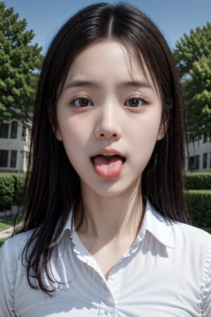 1girl,face,tongue out,high_school_girl