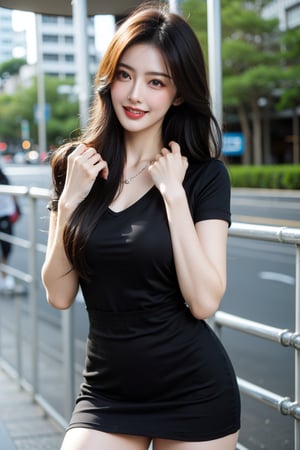 a beauitful woman,she is travelling in Singpore,short skirt,cute, black dress,neckless,pretty face ,smile,she looks like Monica Bellucci,pretty,（white teeth）Asia,Woman ,Taiwan ,taiwanese,tidy tooth (very sexy)  ,big_breasts,she is so amazing ,shi is so sexy
