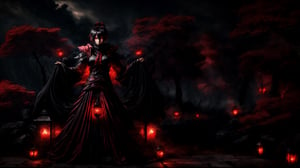 (Anime-style:1.3), (Dark and intense:1.2), A striking anime character, shrouded in shadows and poised for battle, stands against a deep crimson background adorned with menacing chains. Glowing red hollow fire particles dance around the scene, creating an otherworldly ambiance. The unique pastel look adds an ethereal touch to this dramatic and visually intense composition.