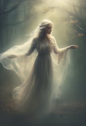 (masterpiece, best quality:1.4), (extremely detailed, 8k, uhd), fantasy art, natural lighting, ultra highres, dark yet benevolent forest setting, mysterious lighting, (transparent, ethereal, benevolent:1.2), (sharp focus:1.3), 1character, the Gentle Ghost, a transparent and kind female spirit, brunette, cute, (transparent:2.3), veil, veil on face, gentle, peacefully haunting a dark yet benevolent forest, (gentle posture, serene expression:1.2), (detailed features, ethereal presence:1.6), (soft and kind eyes, calming gaze:1.3), (surrounded by the subtle glow of fireflies and other ghostly elements:1.2), (floating stance:1.3), (soft moonlight filtering through the trees:1.6), (flowing, ethereal garments:1.3), intricate details, (depth of field, tranquil atmosphere), nighttime, enchanting forest, detailed background, fantasy art, hyper-detailed,ice and water