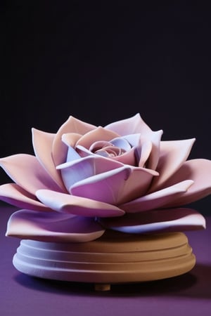 ArtMachina, cyb-3d-art, close up, (((Lilac,Beige,Maltese Terracotta, Pink color)))masterpiece, best quality, ultra quality, levitating crystal rose, 3D, artistic, aestethic, minimalistic style, simple composition, majestic art, dark background, levitating,photo r3al, cinematic moviemaker style,IMGFIX