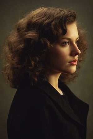 (((Iconic girl but extremely beautiful)))
(((1940s age style)))
(((large hair curly)))
(((Chiaroscuro light full colors background)))
(((masterpiece,minimalist,epic,
hyperrealistic,photorealistic)))
(((view profile,view detailed,
dutch_angle)))
(((Annie Leibovitz style, by Michael Curtiz style))),Movie Aesthetic