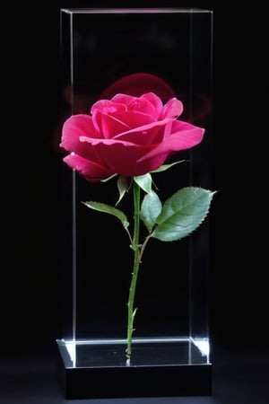 ArtMachina, cyb-3d-art, masterpiece, best quality, ultra quality, levitating crystal rose, 3D, artistic, aestethic, minimalistic style, simple composition, majestic art, dark background, levitating,photo r3al, cinematic moviemaker style,IMGFIX