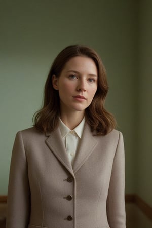 (((Iconic Woman lighting but extremely beautiful)))
(((Wes Anderson age style)))
(((Chiaroscuro light colors background)))
(((masterpiece,minimalist,epic,
hyperrealistic,photorealistic)))
(((view profile,view detailed,
dutch_angle)))
(((By Annie Leibovitz style)))