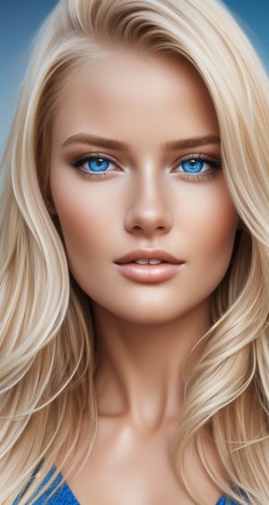 1 girl, blonde, close up, art, digital art, floating hair, Extremely Realistic, art photography,baby face woman,ENHANCE XL,ENHANCE Facial details,4k,BEAUTY,REALISTIC,GLAMOUR,GORGEOUS,PORTRAIT,SEXY,ART,HAPPINESS,WOMAN,BLUE EYES