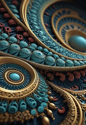 The image features a mesmerizing blend of traditional Malaysian motifs in a macro abstract 3D art style, exuding a sense of unity, marriage, and harmony. The intricate ornament art style adds a touch of cultural richness, while the abstract organic art style enhances the overall aesthetic appeal. The UHD 8K resolution allows for a detailed exploration of the composition, with a warm and inviting lighting that highlights the beauty of the design,Gold Edged Black Rose,Green Crystal Mecha
