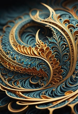 The image features a mesmerizing blend of traditional Malaysian motifs in a macro abstract 3D art style, exuding a sense of unity, marriage, and harmony. The intricate ornament art style adds a touch of cultural richness, while the abstract organic art style enhances the overall aesthetic appeal. The UHD 8K resolution allows for a detailed exploration of the composition, with a warm and inviting lighting that highlights the beauty of the design,Gold Edged Black Rose,Green Crystal Mecha