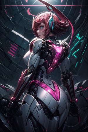 mecha, mecha_musume, metal, 1girl, solo, masterpiece, best quality,ballon, (High quality, hyper realistic, 8k, UHD), 1girl, Generate a picture inspired by Metroid Prime in her glowing shiny ultimate armor made from transparent glass, very detailed armor, symmetrical, close up, very detailed reflection, light glare, masterpiece, vivid vibrant color, solar system in background, back light, ,Movie Still,neon photography style,insane details ,mecha_musume,,portrait,mechanical,(((mecha girl)))
