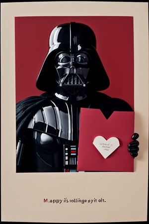 1970s,Star Wars Darth Vader,Valentine's Day card,