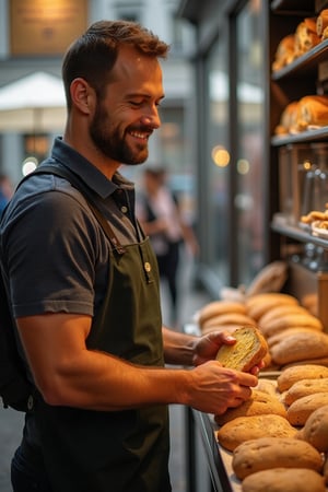 Buying bread from a man in Brussels
He was six-foot-four and full of muscle
I said, "Do you speak-a my language?"
He just smiled and gave me a Vegemite sandwich