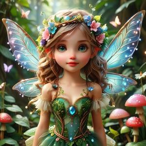 create something ,JediStyle,Fairy, pixie, adorable, ADD MORE DETAIL, more detail, more detail, cute girl,