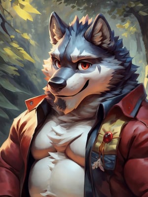 anthro, male, detailed fluffy fur, extreme detail, detailed eyes, (detailed pupils), shining fur, fur, flast chest, smooth and beautiful, sfw, masterpiece, canine, steps, (wolfdog), face markings, feathers,uploaded on e621, explicit content, details, by photonoko michael garmash, ken sugimori, pino daeni, big eyes, whisker, hand, paw,juuichi, looks at the viewer, looking at the camera