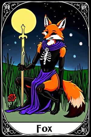 death tarot 13 fox