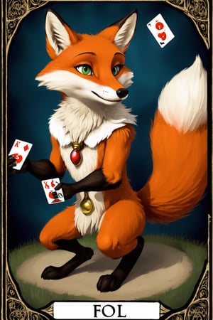 tarot fool fox