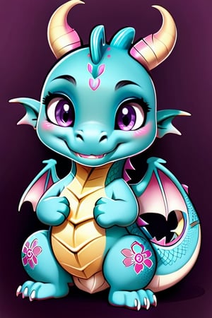 Cute Dragon:

Cute eastern dragon
Adorable dragon character
Sweet dragon illustration
Cartoon Style:

Cartoon dragon
Animated dragon character
Cartoonish eastern dragon
Features:

Big expressive eyes
Charming smile
Playful pose
Color Palette:

Soft pastel colors
Oriental color tones
Gentle and cute hues
East Asian Touch:

Eastern charm
Asian-inspired details
Subtle oriental elements
Single Character:

Single dragon illustration
Solo dragon drawing
One cute dragon