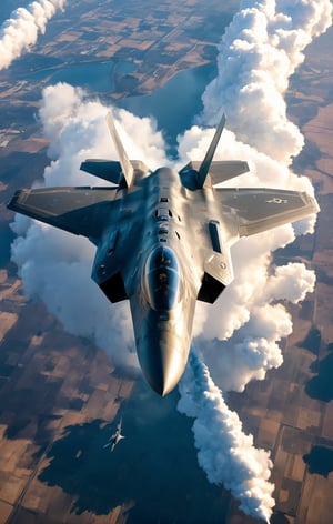 F-22,cloud,POV, military, flying,F-22 aircraft, military vehicle, airplane, vehicle focus, jet, missile, fighter jet, pilot