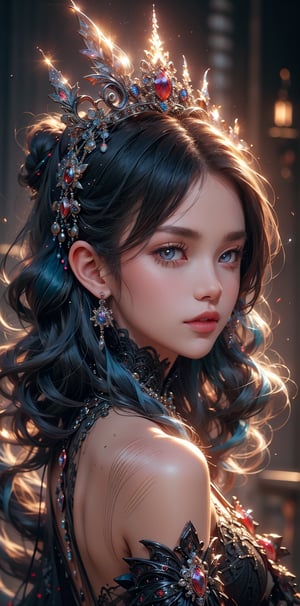 masterpiece,best quality,absurdres,(((movie lighting)))CG light ,3D,exquisite,facial features,prefect face,shiny skin,a japan girl withlong hair and (((blue hair))), hold LED lightlois ,van baarle and rossdraws, charlie bowater rich deep colors, neoartcore and charlie bowater, style of charlie bowater, charlie bowater art style, anna dittmann alberto vargas, long azure blue hair, by Charlie Bowater, charlie bowater and artgerm, marc brunet,perfect light,cool,in water,explosionmagic ,excessive energy