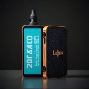 Vape Mod(((Metal text "lingko"))),masterpiece,best quality,official art, extremely detailed CG unity 8k ,chrometech,abyssaltech ,skll,Movie Still,Text,surface imperfections