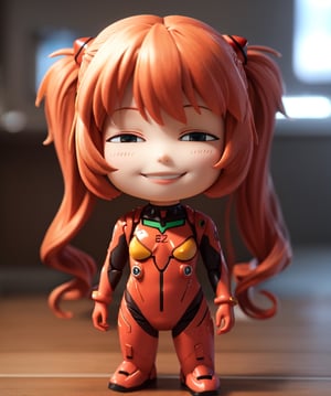 Masterpiece, highest quality, high resolution, PVC, rendering, chibi, high resolution, only daughter, Asuka Soryu, Evangelion, red plug suit, NERV, smile, selfishness, chibi, smile, grin, self-righteousness, whole body, chibi, 3D figure , Toys, Dolls, Character Print, Front View, Natural Light, ((Real)) Quality: 1.2)), Dynamic Pose, Movie Perfect Lighting, Perfect Composition, Fantasy Cityscape Free Ren Light, ((Real))) ) Quality: 1.2)), dynamic pose, cinematic lighting, perfect composition, Asuka Langley Soryu