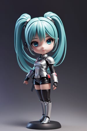 ((1 female)), Hatsune Miku, petite girl, full body, chibi, 3D figure little girl, green hair, twintails, beautiful girl with attention to detail, beautiful delicate eyes, detailed face, beautiful eyes,Mandalorian costume, no helmet, Mandalorian armor,, dynamic pose, gothic architecture, natural light, ((real)) Quality: 1.2 )), Dynamic Distance Shot, Cinematic Lighting, Perfect Composition, Super Detail, Official Art, Masterpiece, (Best) Quality: 1.3), Reflections, High Resolution CG Unity 8K Wallpaper , Detailed Background, Masterpiece, ( Photorealistic): 1.2), random angle, side angle, chibi, whole body, mikdef,wrenchfaeflare,StarWMandalorian