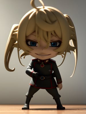 Masterpiece, Top Quality, High Resolution, PVC, Rendering, Chibi, High Resolution, Solo Girl, Tanya Degurechaff, The Saga of Tanya the Evil, Battlefield, Smile, Selfish, Chibi, Smile, Grinning, Self-Justice, Full Body, Chibi, 3D Figure, Toy, Doll, Character Print, Front View, Natural Light, ((Real)) Quality: 1.2)), Dynamic Pose, Movie Perfect Lighting, Perfect Composition, Fantasy Cityscape Free Ren Light, ((Real) )) ) Quality: 1.2)), Dynamic pose, Cinematic lighting, Perfect composition, The Saga of Tanya the Evil, Tanya,TanyavonDegurechaff