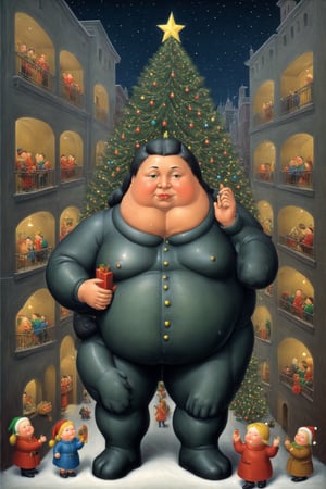 christmas images by Botero