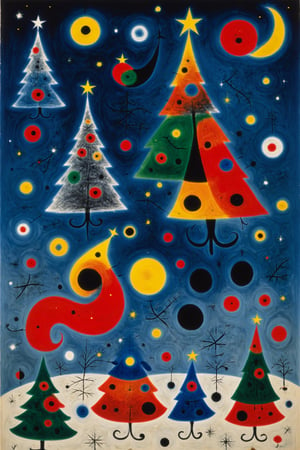 christmas images by Joan Miró