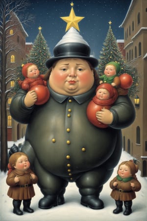 christmas images by Botero