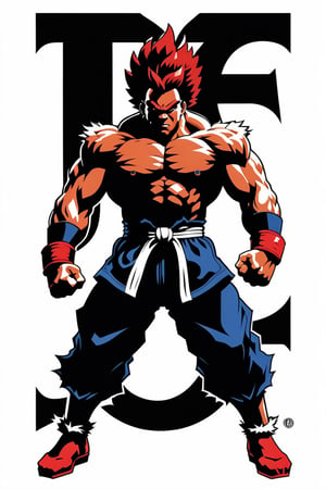 Description: Create a logo showcasing the sleek black silhouette of Akuma, from Street Fighter, standing above the letters "TFC" for The Fight Club. Akuma should be facing a Roman Colosseum, embodying the tournament spirit. Ensure the design is high-quality with clean lines, reflecting the intensity of fighting game tournaments