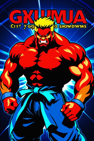 LOGO name  GUAYAQUIL  CITY SHOWDOWNS - fighting games , STREET FIGHTER AKUMA JUAN PUEBLO