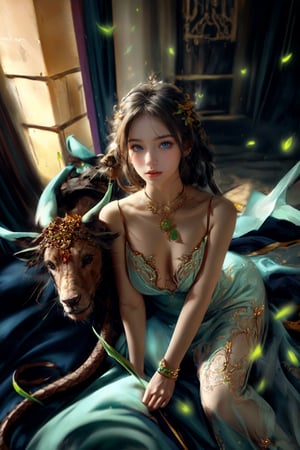 dragon ,1girl,wlo,Arabian dress,Dragon Guardian,must in Castle
