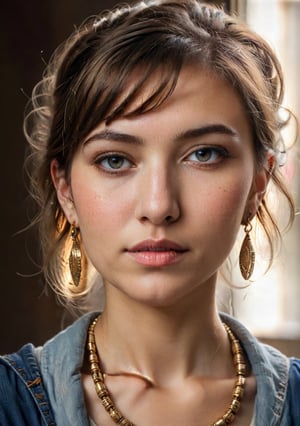 Awardwinning photo, dynamic photo of woman front bangs, 18 years old, egyptian, gold, earrings, bracelets, silk, 8k uhd, dslr, soft lighting, high quality, film grain, Fujifilm XT3, high quality photography, 3 point lighting, flash with softbox, 4k, Canon EOS R3, hdr, smooth, sharp focus, high resolution, award winning photo, 80mm, f2.8, bokeh, (Highest Quality, 4k, masterpiece, Amazing Details:1.1), film grain, Fujifilm XT3, photography,
detailed eyes, epic, dramatic, fantastical, full body, intricate design and details, dramatic lighting, hyperrealism, photorealistic, cinematic, 8k, detailed face. Extremely Realistic, art by sargent, PORTRAIT PHOTO, Aligned eyes, Iridescent Eyes, (blush, eye_wrinkles:0.6), (goosebumps:0.5), subsurface scattering, ((skin pores)), (detailed skin texture), (( textured skin)), realistic dull (skin noise), visible skin detail, skin fuzz, dry skin, hyperdetailed face, sharp picture, sharp detailed, (((analog grainy photo vintage))), Rembrandt lighting, ultra focus, illuminated face, detailed face, 8k resolution
,photo r3al,Extremely Realistic,aw0k euphoric style,PORTRAIT PHOTO