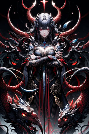 8k, (absurdres, highres, ultra detailed), (1lady), the personification of many claws,