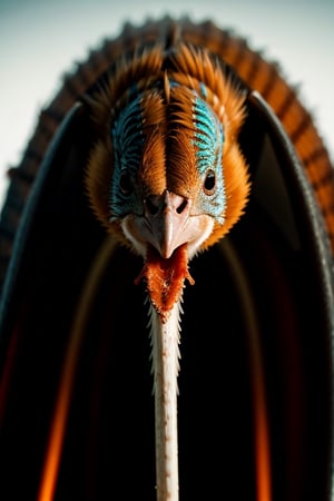 Young common kingfisher, Large fluffy angry abyss with large eyes and bloody teeth behind ready to Attack, artsy oarfish in His mouth,
atmospheric haze, Film grain, cinematic film still, shallow depth of field, highly detailed, high budget, cinemascope, moody, epic, OverallDetail, gorgeous, 2000s vintage RAW photo, photorealistic, candid camera, color graded cinematic, eye catchlights, atmospheric lighting, skin pores, imperfections, natural, shallow dof