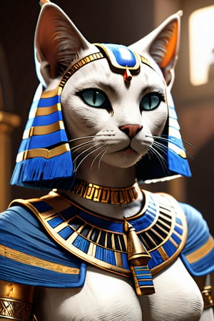 (😍Anthropomorphic Egyptianmau cat who became Cleopatra😍), Unity, Unreal Engine, High Technology, Octane Rendering, Ultra High Quality, Ultra High Resolution, Ultra High Quality, Ultra Realistic, Color Correct, Good Lighting Settings, Good Composition, Very Low Noise, Sharp Contours, Harmonious Great composition, precise and detailed drawing, masterpiece,more detail XL,bastet