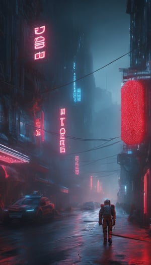 (space futuristic building, dark night, street lights, letter neon sign board, fog, perfect composition, beautiful detailed intricate insanely detailed octane render trending on artstation, 8 k artistic photography, photorealistic concept art, soft natural volumetric cinematic perfect light, chiaroscuro, winning photograph, oil on canvas, raphael, caravaggio, greg rutkowski, Beeple, beksinski, giger), Detailed Textures, high quality, high resolution, high Accuracy, realism, color correction, Proper lighting settings, harmonious composition, Behance works, DonMR0s30rd3rXL ,Pedestrian Signals,rose,knight,cyborg