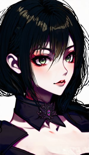 (1girl, creates beautiful women with the theme of "Goth punk", source_anime), Detailed Textures, high quality, high resolution, high Accuracy, realism, color correction, Proper lighting settings, harmonious composition, Behance works