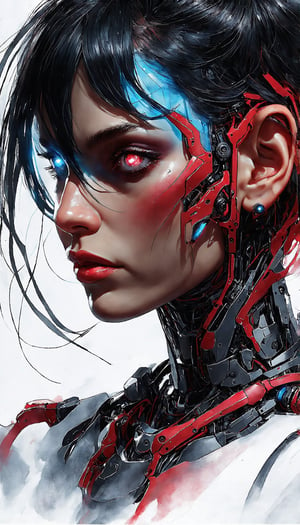 (A biomechanical marvel: Render a cybernetic organism with intricately intertwined synthetic and organic components, showcasing the harmonious merger of technology and nature.cyborg, harsh lighting, vivid color palette, pastels, line drawing, sketch, fashion, background, and ink painting in the style of artists like Russ Mills, Darek Zabrocki, and Jean-Baptiste Monge, Miki Asai Macro photography, close-up, hyper detailed, trending on artstation, sharp focus, studio photo, intricate details, highly detailed), Detailed Textures, high quality, high resolution, high Accuracy, realism, color correction, Proper lighting settings, harmonious composition, Behance works,cocoart,ek_art_b00ster