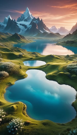 beautiful strange landscape, (Detailed Textures, high quality, high resolution, high Accuracy, realism, color correction, Proper lighting settings, harmonious composition, Behance works)