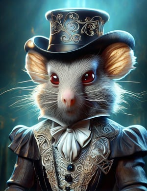 (head and shoulders portrait:1.2), (anthropomorphic marmoset  :1.3) as vampire , zorro mask, top hat , holographic glowing eyes, wearing 17th century outfit , (outline sketch style:1.5), surreal fantasy, close-up view, chiaroscuro lighting, no frame, hard light, in the style of esao andrews, DonM3lv3nM4g1cXL