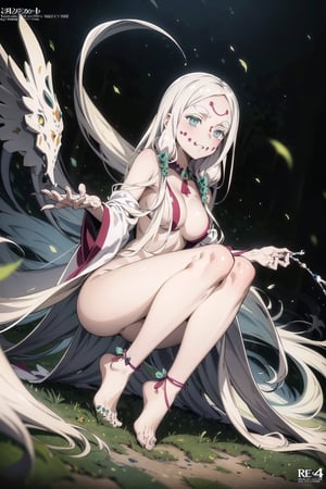 no clothes, full body naked, ((best quality)), ((highly detailed)), masterpiece, ((official art)), intricately detailed, hyperdetailed, blurry background, depth of field, best quality, masterpiece, intricate details, tonemapping, sharp focus, hyper detailed, trending on Artstation, 1 girl, high res, official art,MTSpiderV4,emilia_(re:zero)