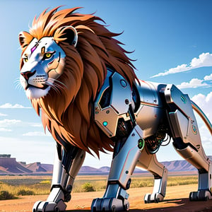 Cyborg lion