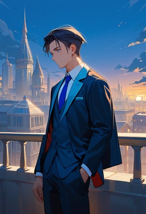 score_9, score_8_up, score_7_up, score_6_up, score_5_up, score_4_up,

a man black hair, sexy guy, standing on the balcony of a building,city, night,looking at the front building, wearing a suit, sexy pose,leaning on the railing,ciel_phantomhive,jaeggernawt,Indoor,frames,high rise apartment,outdoor